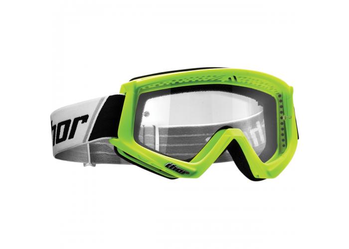 Ochelari Copii Atv/Cross Thor Combat verde-fluorescent